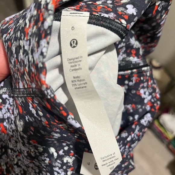 Lululemon Align High-Rise Pant 28” in Water Blossom Multi ❤️😊❤️ - Picture 4 of 5